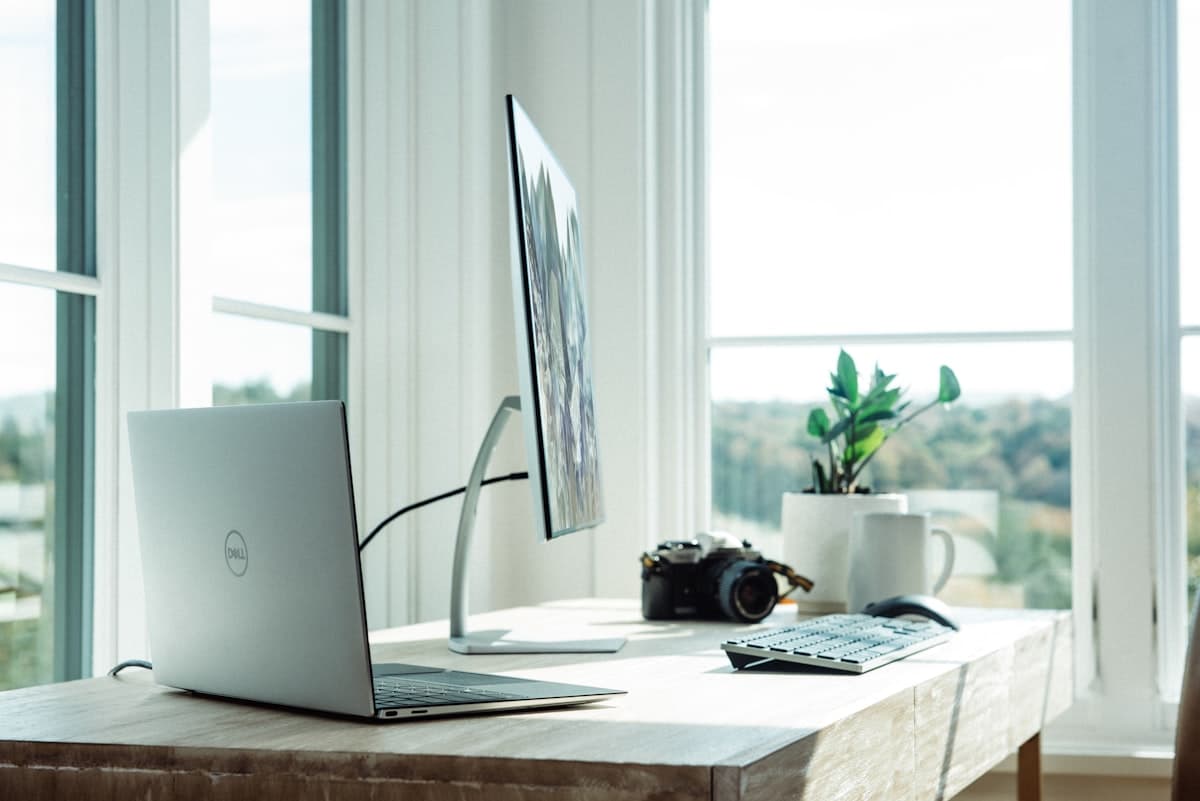 Remote work setup